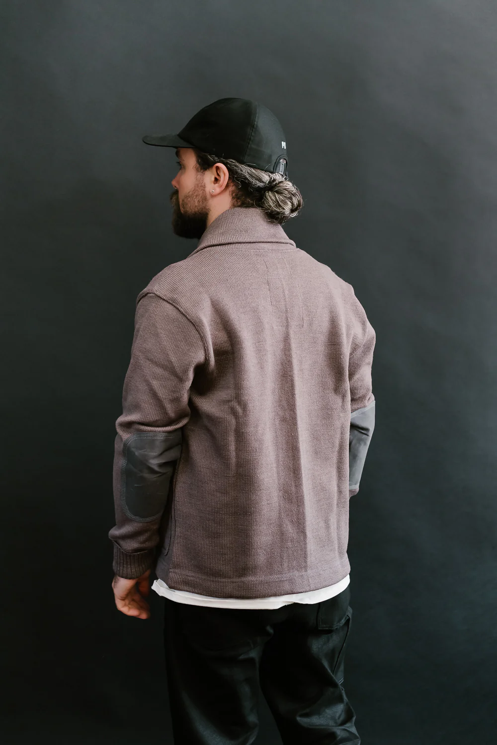 James Dant x Dehen - Shawl Sweater Coat 2.0 - Smoke, Charcoal - Image 12