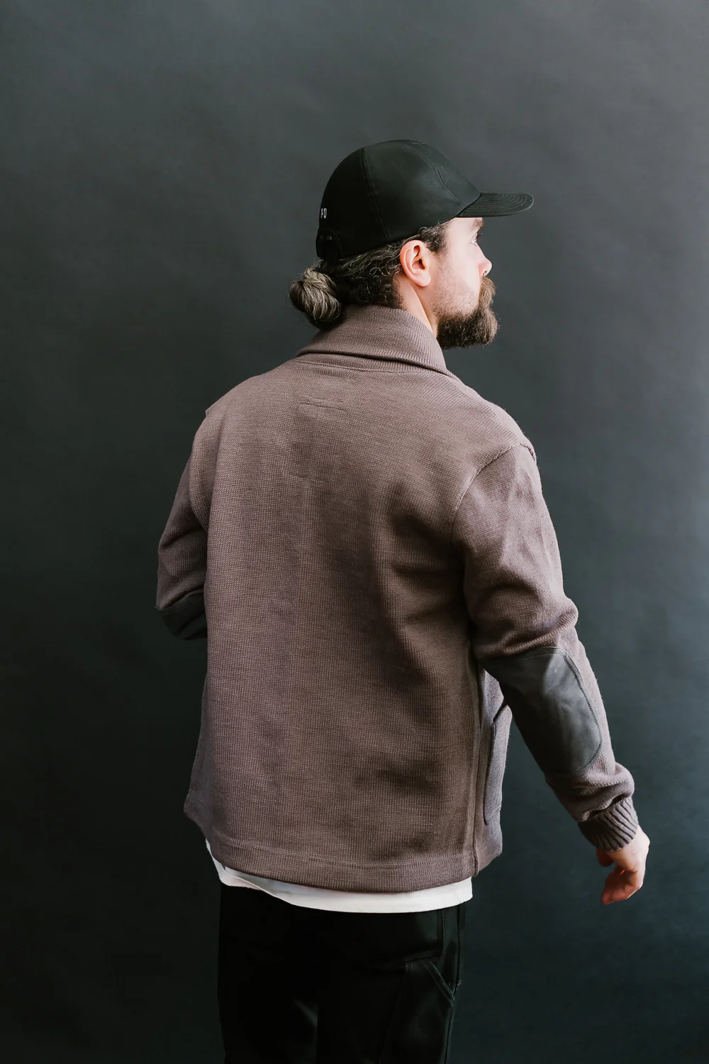 James Dant x Dehen - Shawl Sweater Coat 2.0 - Smoke, Charcoal - Image 13