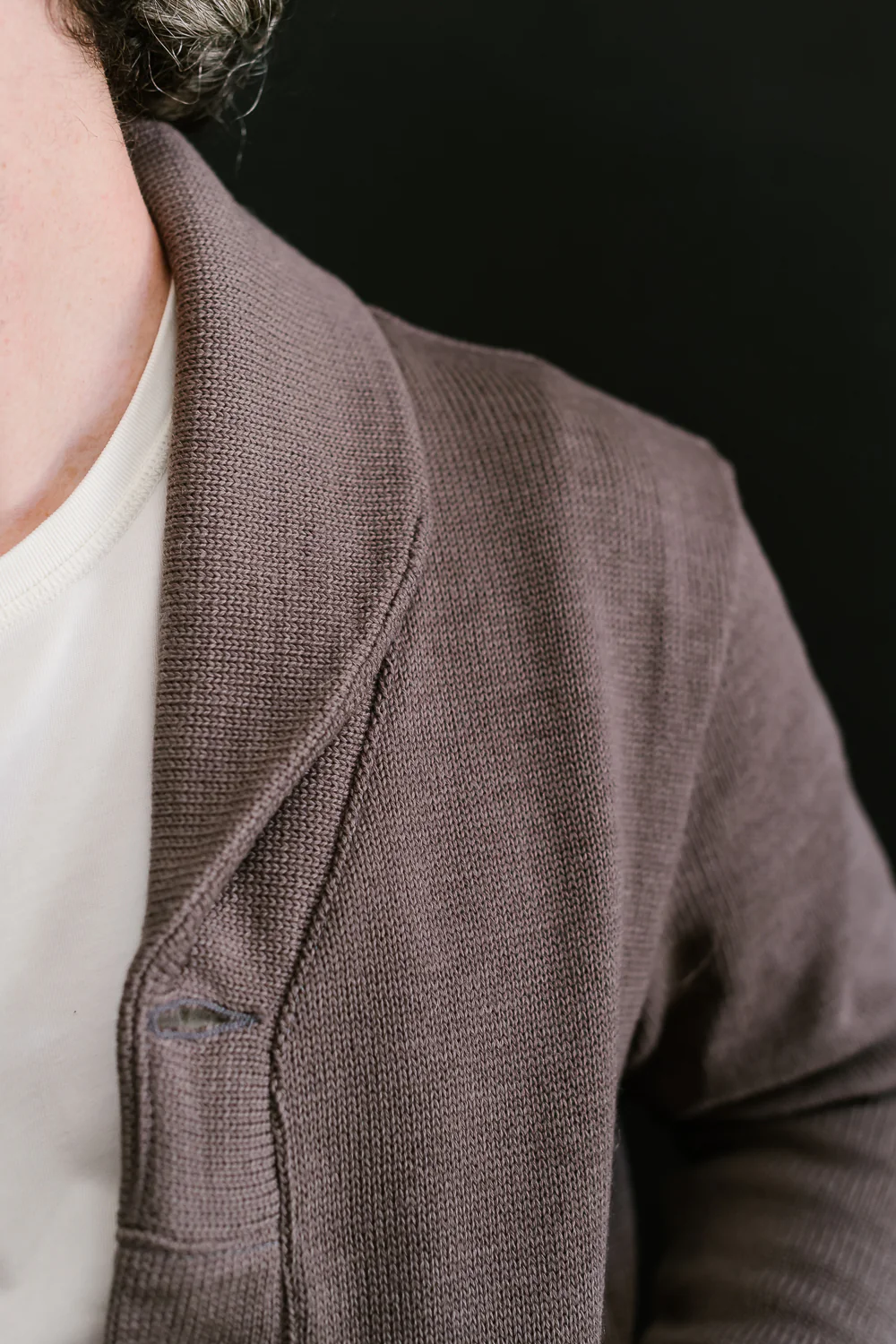 James Dant x Dehen - Shawl Sweater Coat 2.0 - Smoke, Charcoal - Image 22