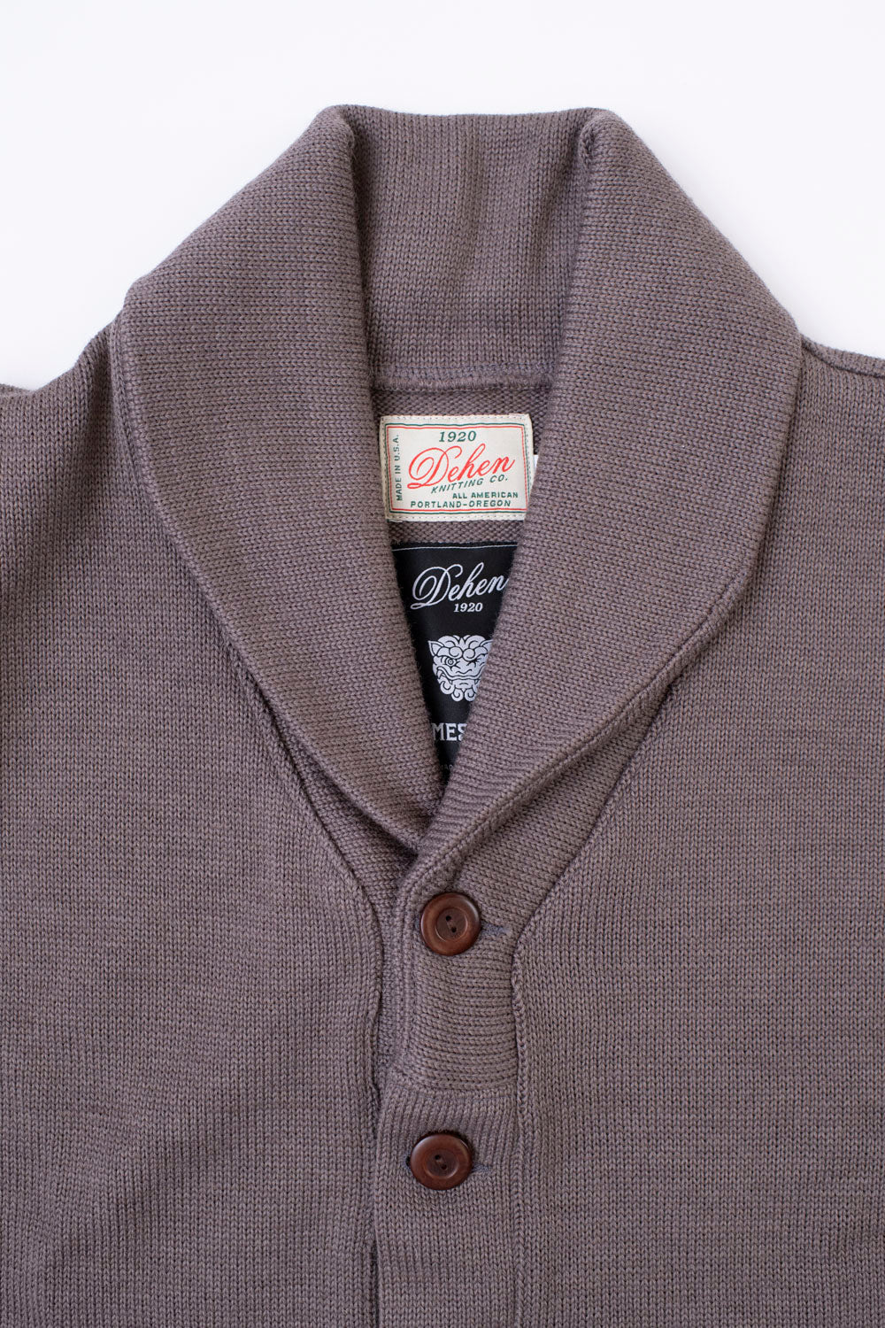 James Dant x Dehen - Shawl Sweater Coat 2.0 - Smoke, Charcoal - Image 3