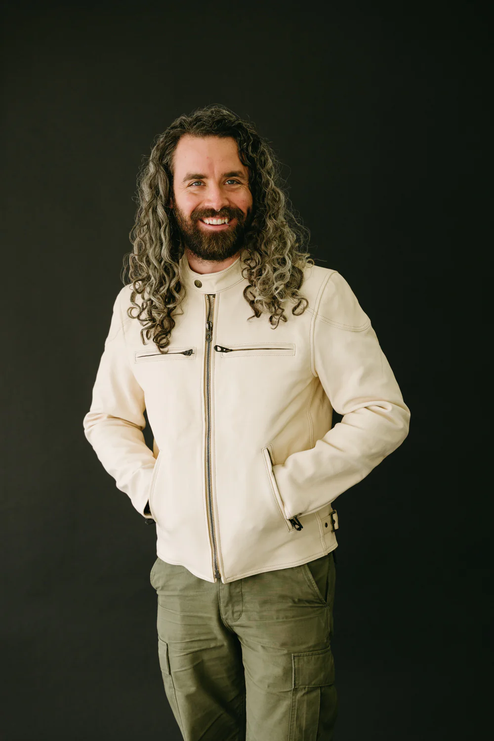 James Dant x Shangri-La - Custom "Yang Café Racer" Leather Jacket - Natural Veg Tan - Image 12