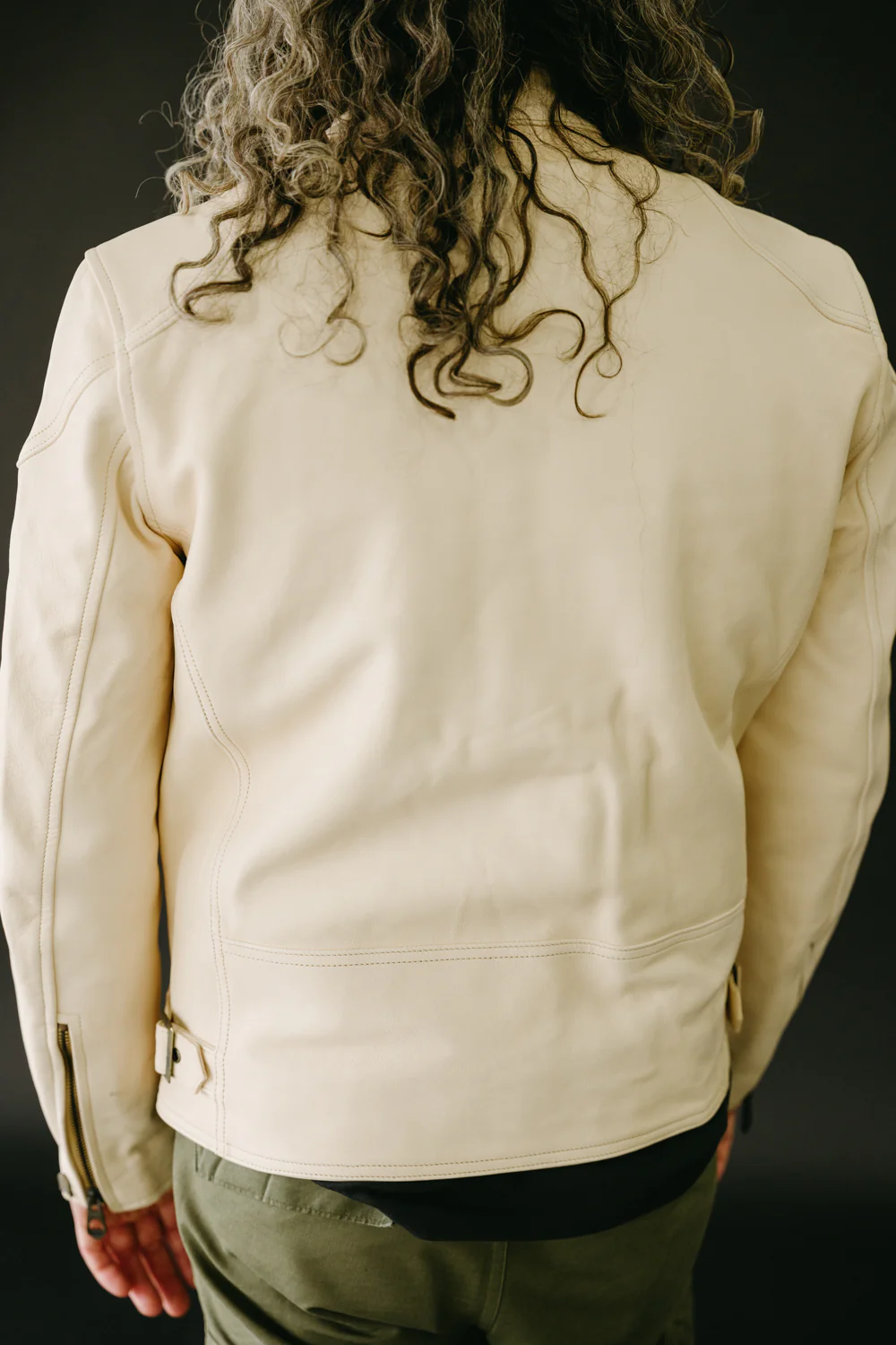 James Dant x Shangri-La - Custom "Yang Café Racer" Leather Jacket - Natural Veg Tan - Image 21