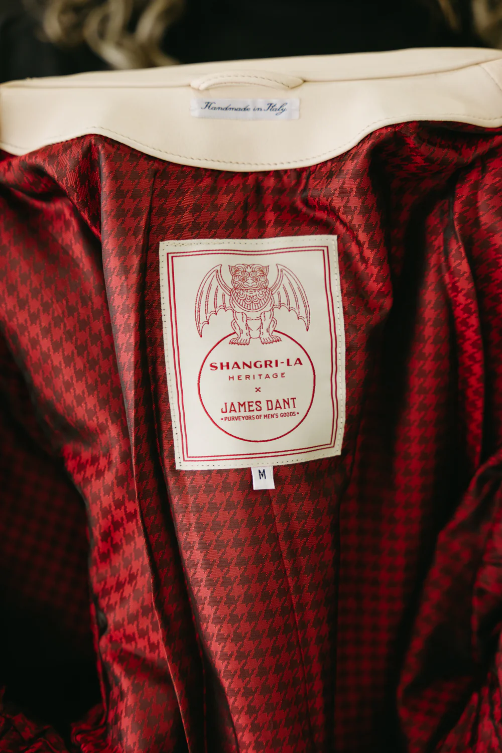 James Dant x Shangri-La - Custom "Yang Café Racer" Leather Jacket - Natural Veg Tan - Image 22