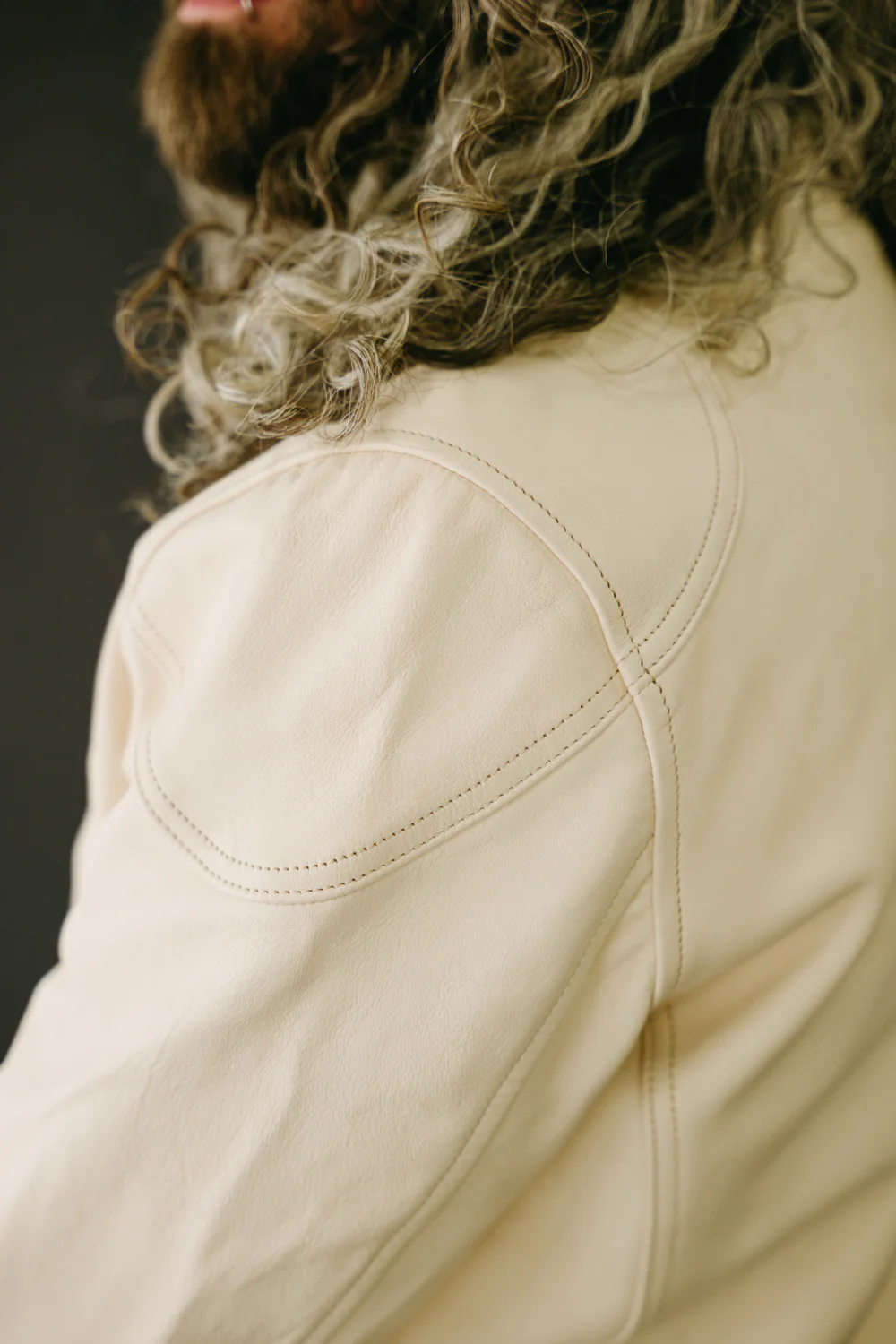 James Dant x Shangri-La - Custom "Yang Café Racer" Leather Jacket - Natural Veg Tan - Image 29