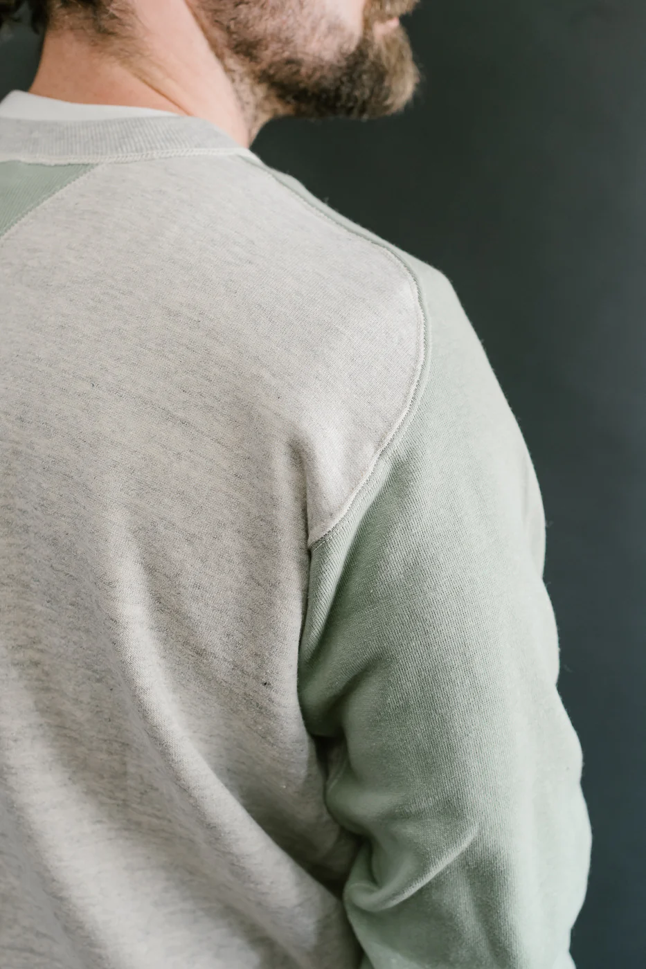 JG-CS20 - Freedom Sweats Crewneck - Oatmeal, Light Green - Image 18