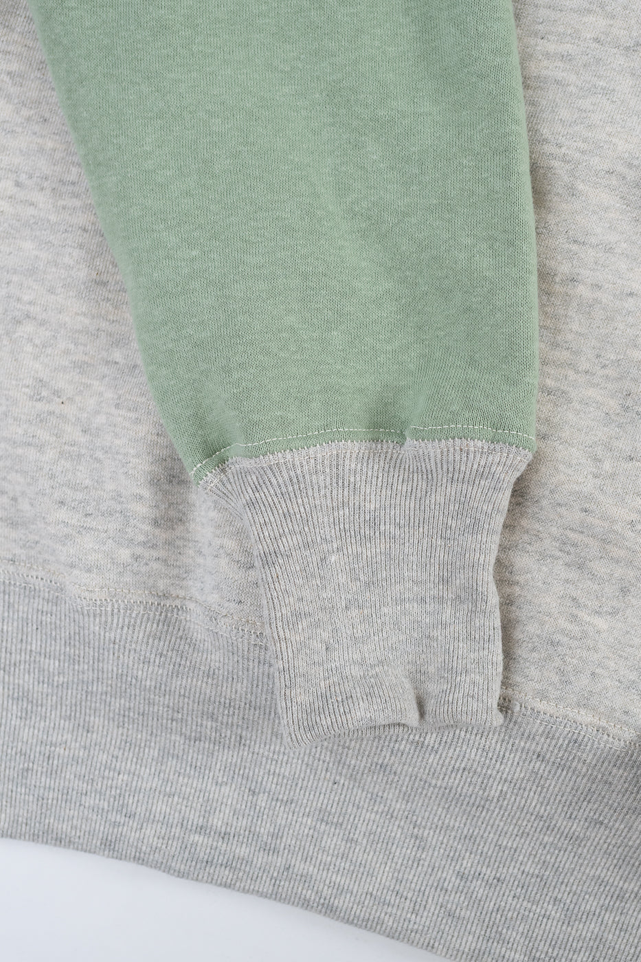 JG-CS20 - Freedom Sweats Crewneck - Oatmeal, Light Green - Image 3