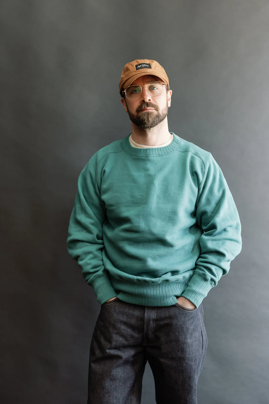 JG-CS24 - The Albert Sweat - Blue Green - Image 12
