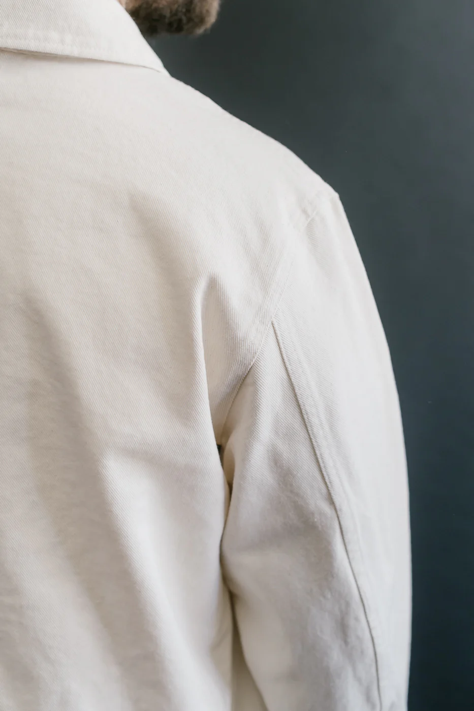 JKT05.02 - 11.2oz Organic Cotton Broken Twill Jacket - Nature - Image 19