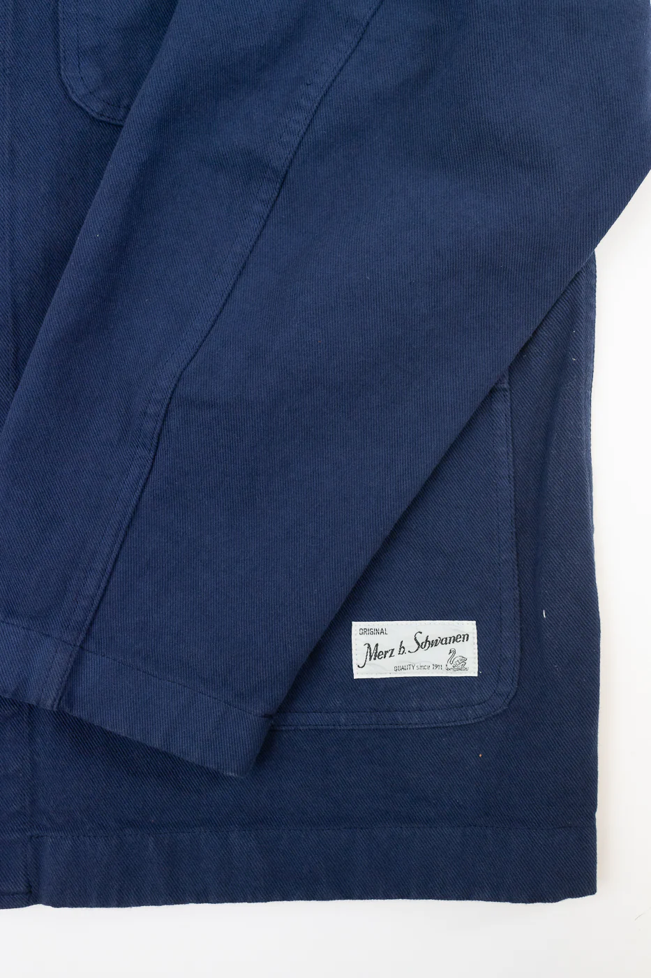 JKT05.66 - 11.2oz Organic Cotton Broken Twill Jacket - Ink Blue - Image 4