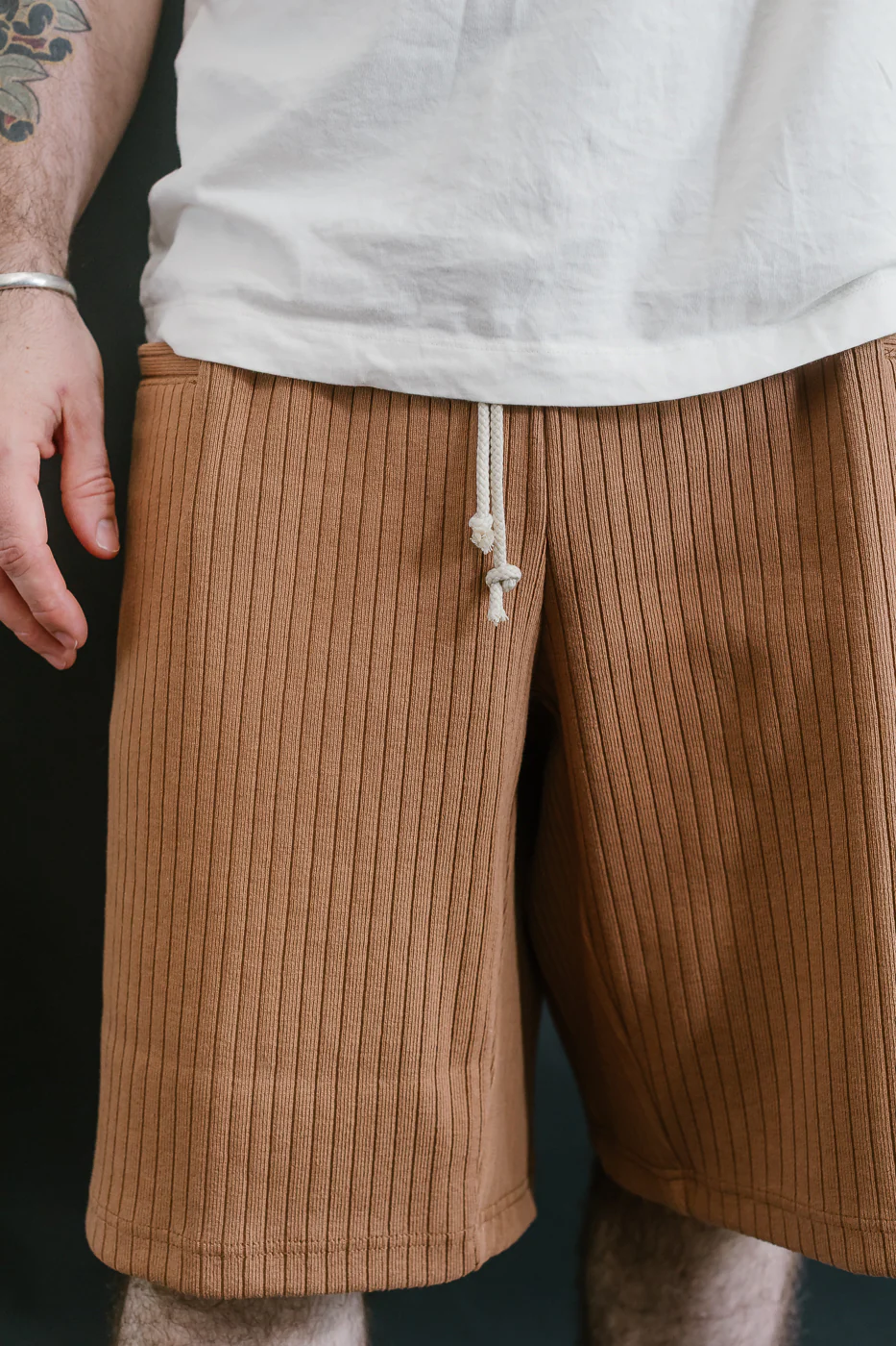 JM4431 - Rib Shorts - 169 Cocoa - Image 15