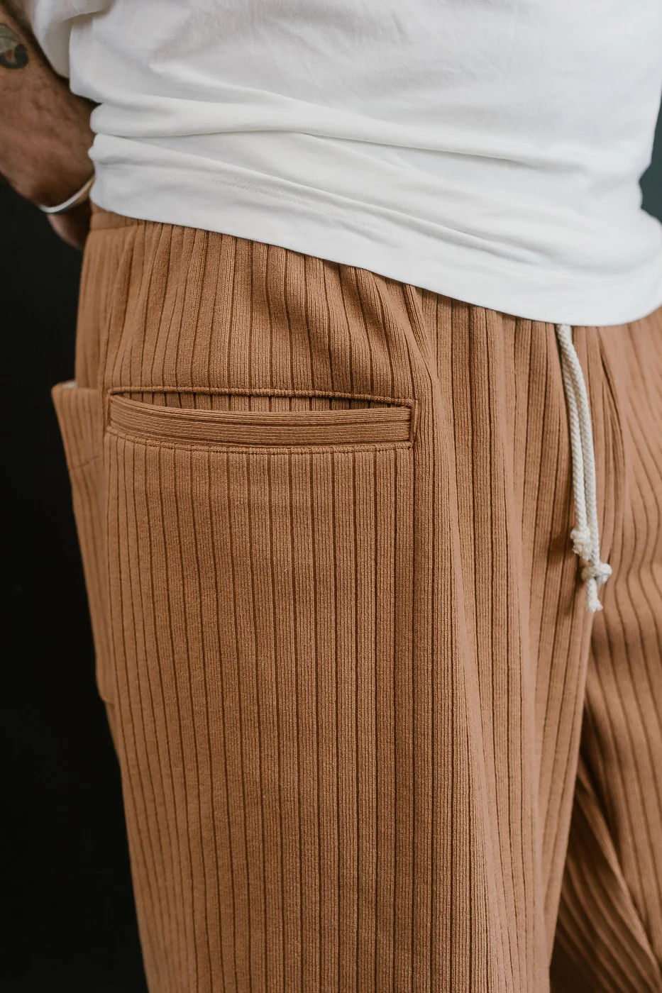 JM4431 - Rib Shorts - 169 Cocoa - Image 16