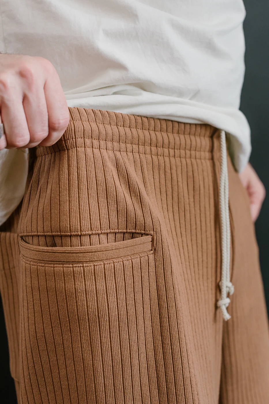 JM4431 - Rib Shorts - 169 Cocoa - Image 19