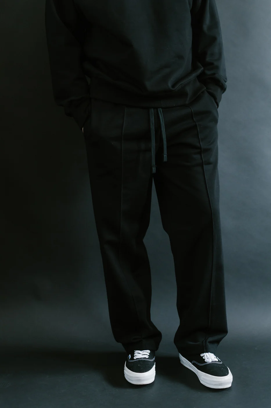 JM4517 - MZ Sweat Pintack Pants - 07 Black - Image 10