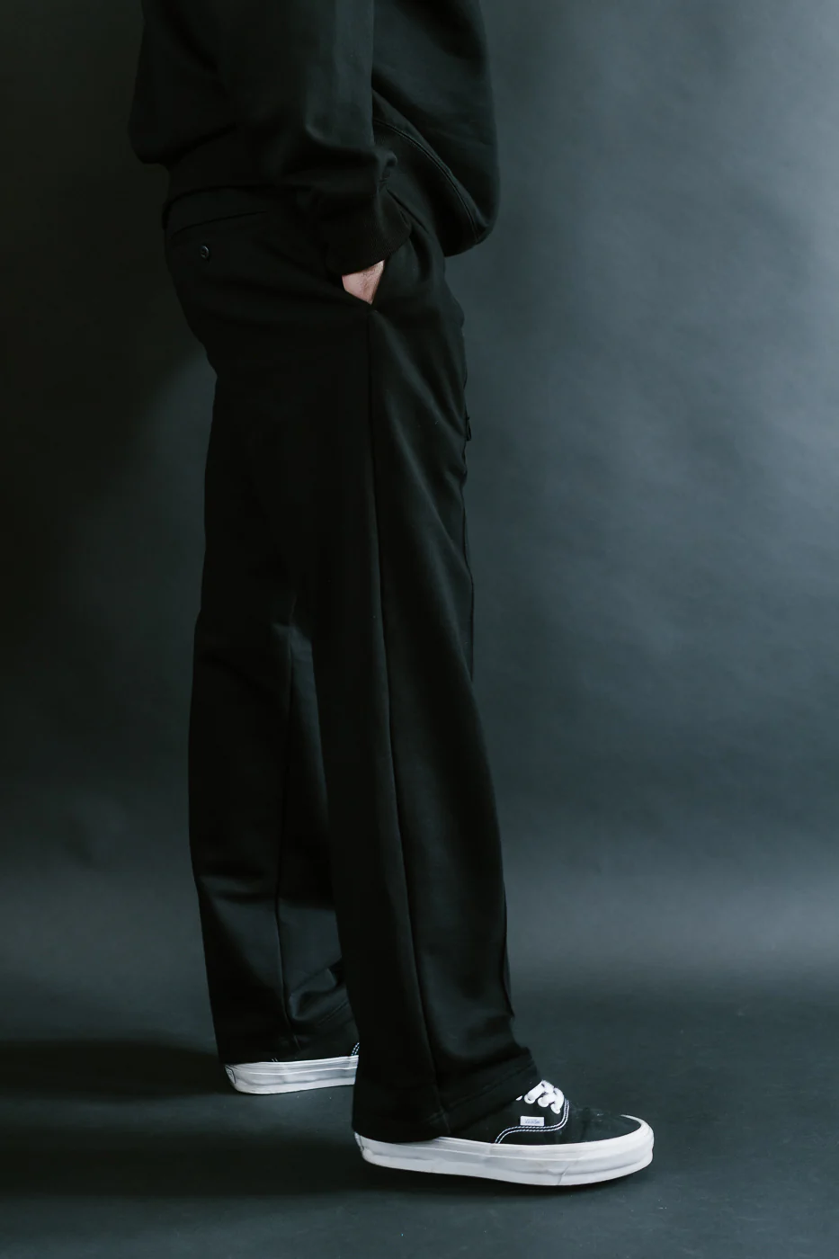 JM4517 - MZ Sweat Pintack Pants - 07 Black - Image 14