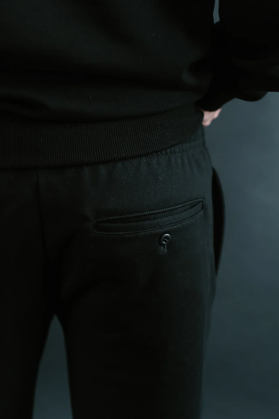 JM4517 - MZ Sweat Pintack Pants - 07 Black - Image 19