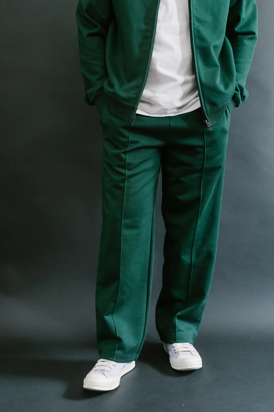 JM4517 - MZ Sweat Pintack Pants - 324 Dark Ivy - Image 11