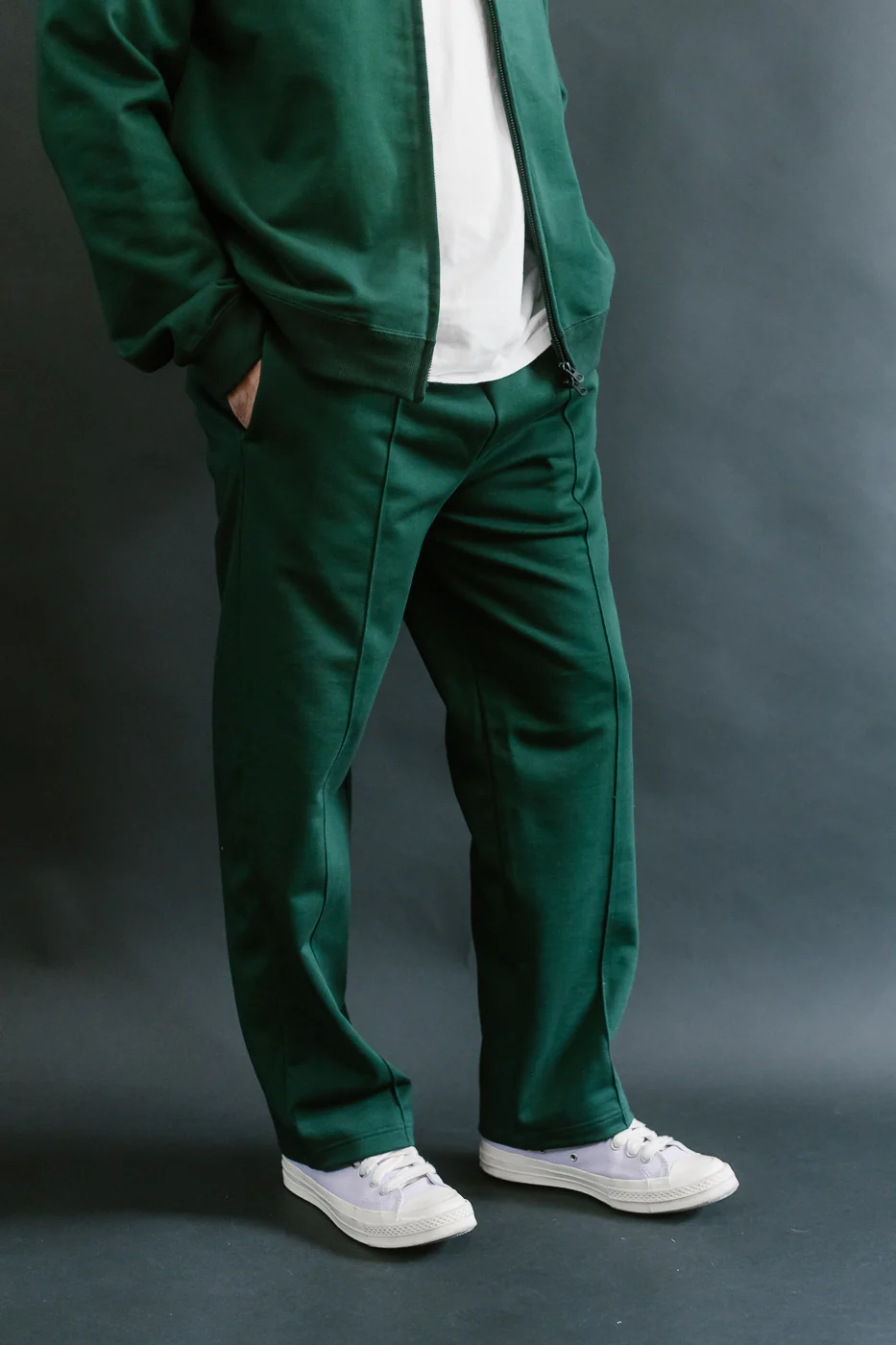 JM4517 - MZ Sweat Pintack Pants - 324 Dark Ivy - Image 12