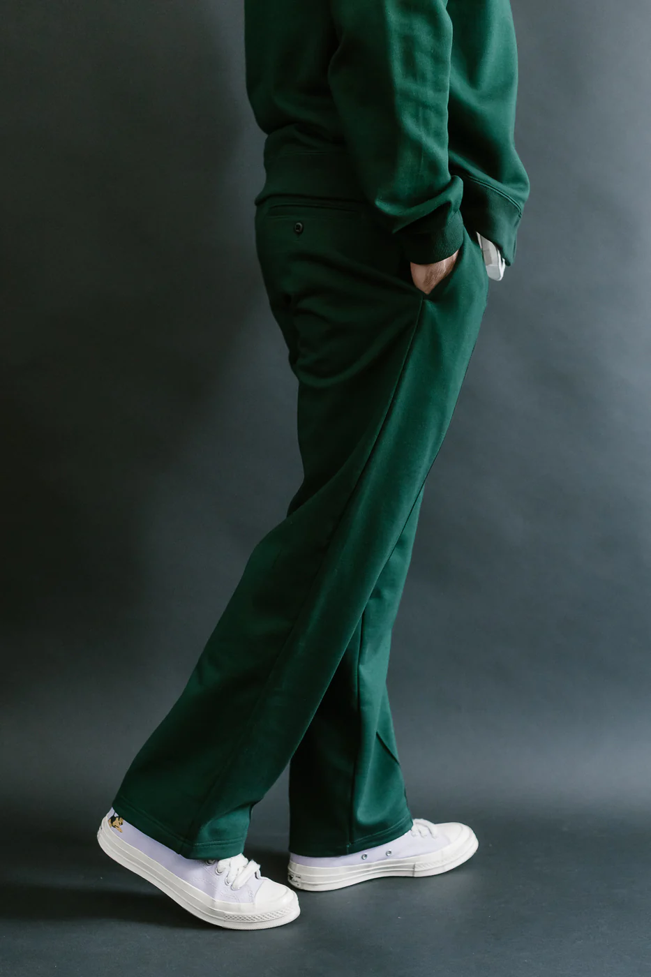 JM4517 - MZ Sweat Pintack Pants - 324 Dark Ivy - Image 13