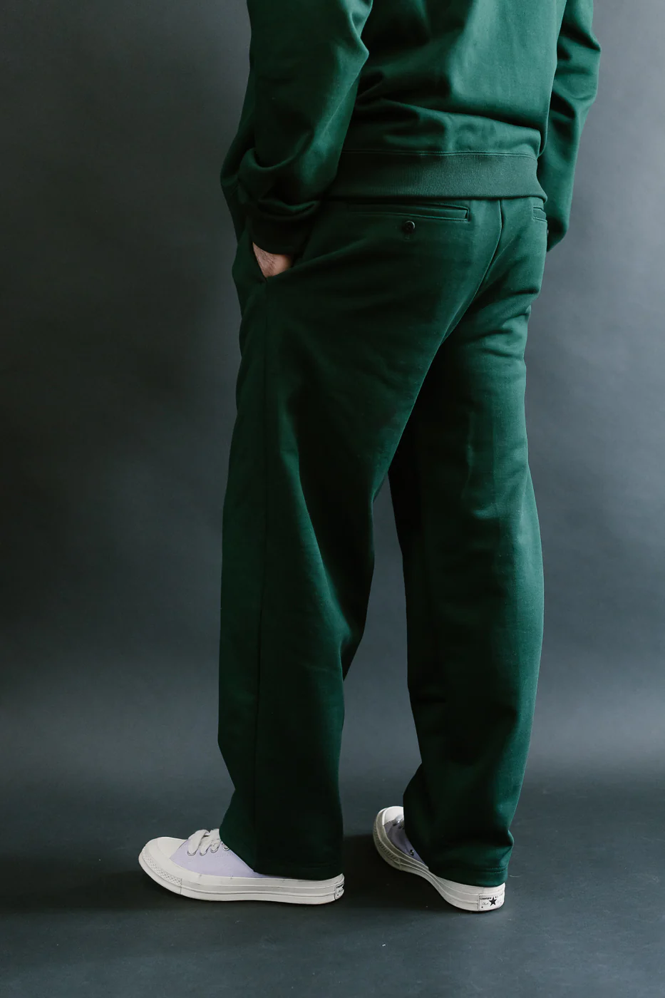 JM4517 - MZ Sweat Pintack Pants - 324 Dark Ivy - Image 15