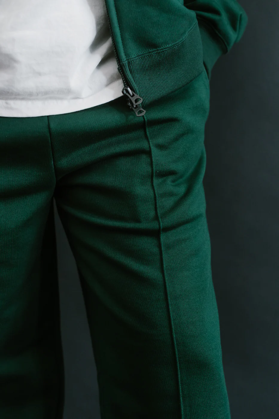 JM4517 - MZ Sweat Pintack Pants - 324 Dark Ivy - Image 18