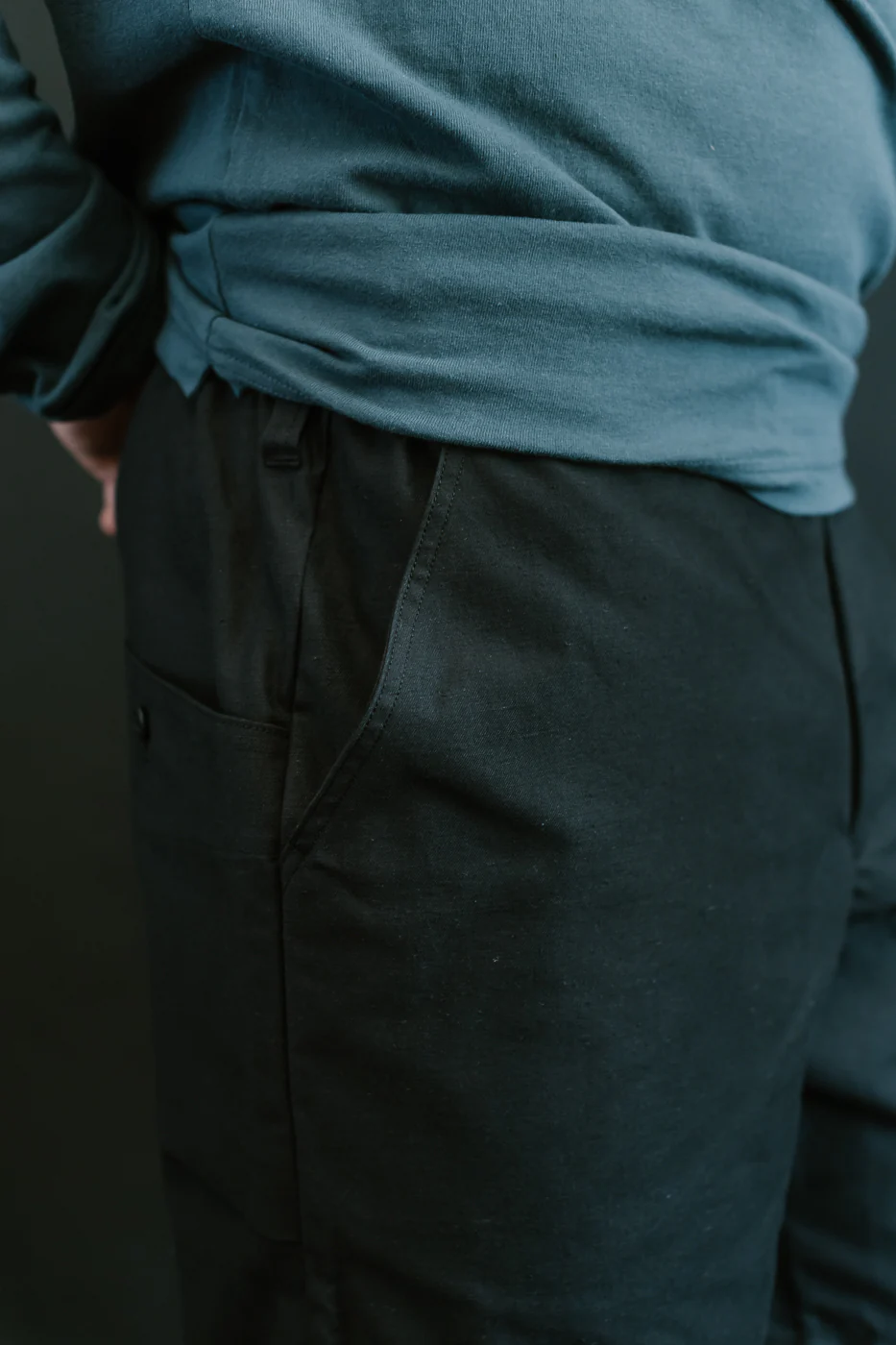 JM454 - Back Nep Ump Shorts - 07 Black - Image 17