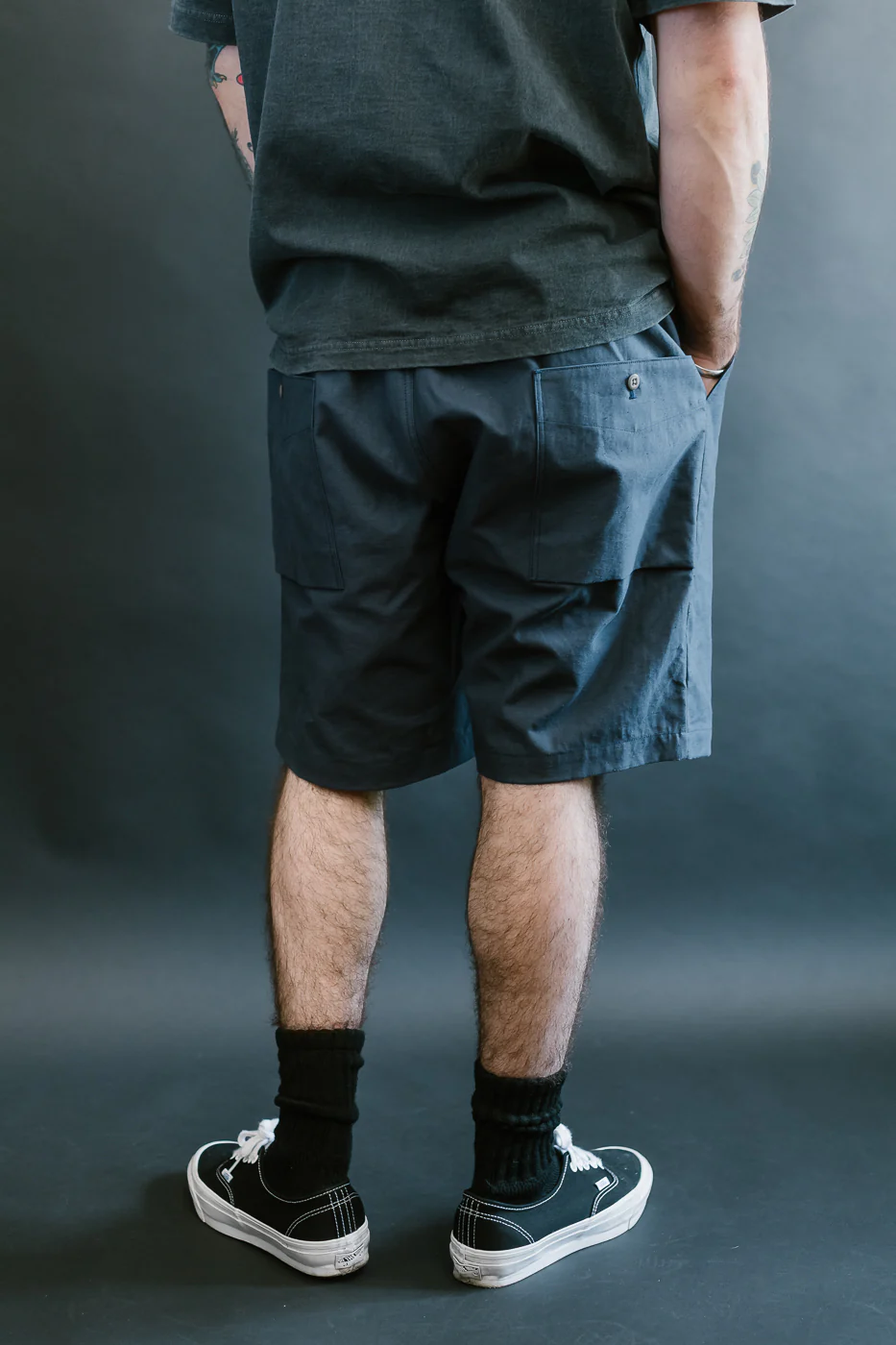 JM4540 - Back Nep Ump Shorts - 101 Classic Navy - Image 13