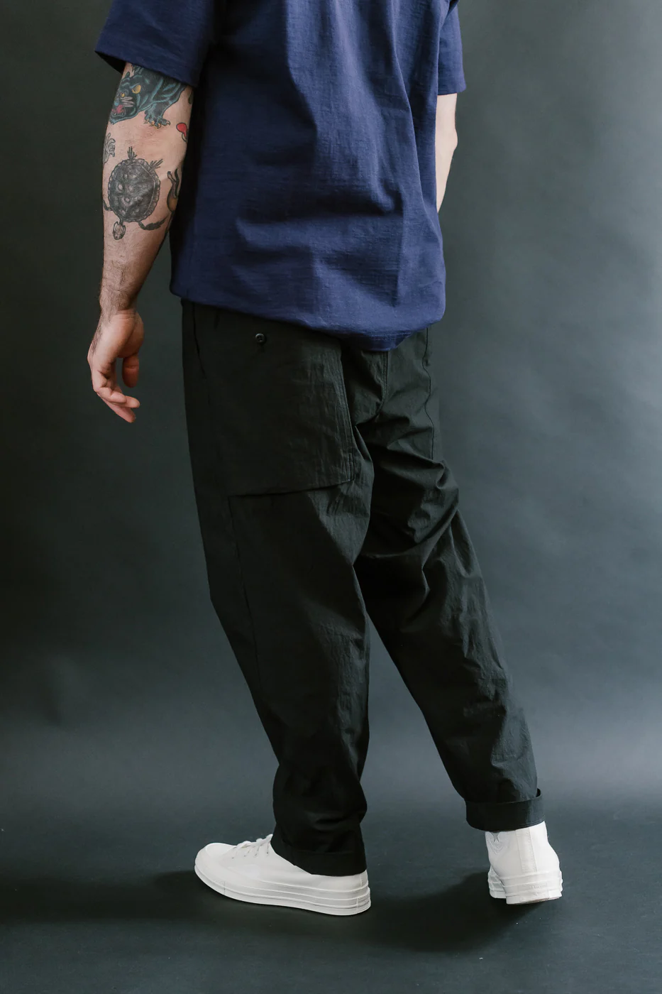 JM4545 - Tenpi Ump Pants - 07 Black - Image 13