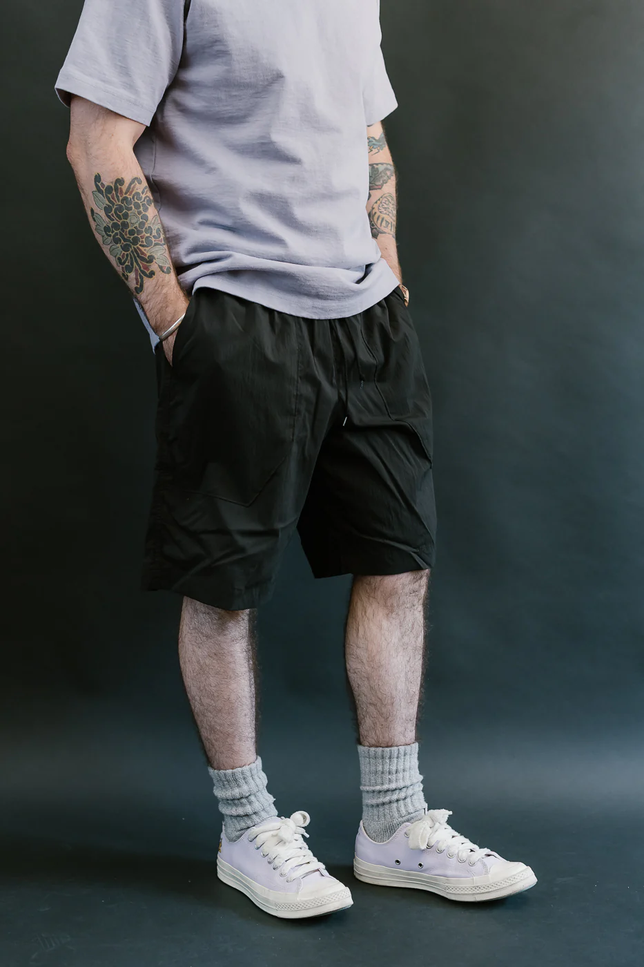 JM4547 - Crepe Shorts - 07 Black - Image 10