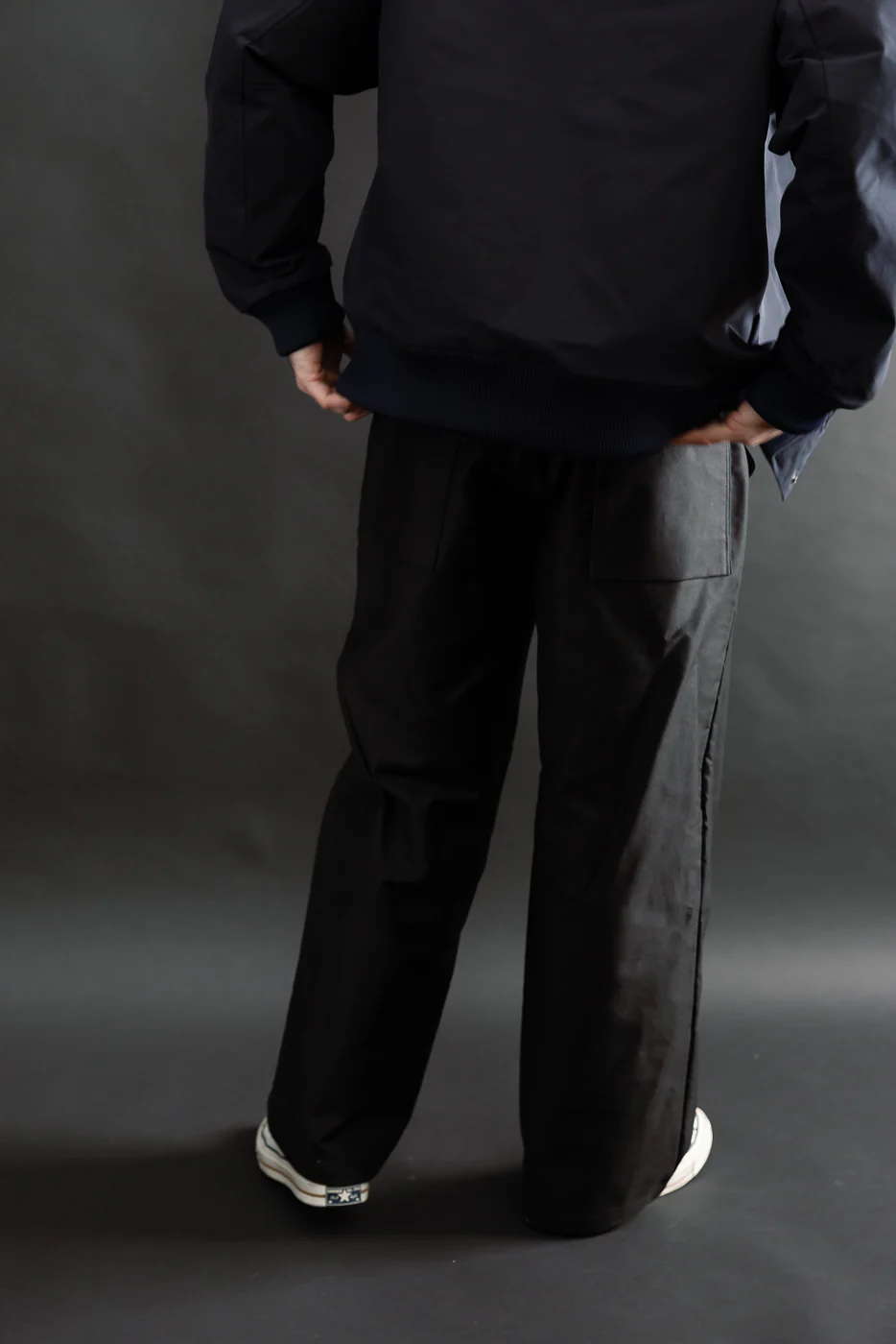JM4586 - OM Baggy Moleskin Trouser - 107 Black - Image 12