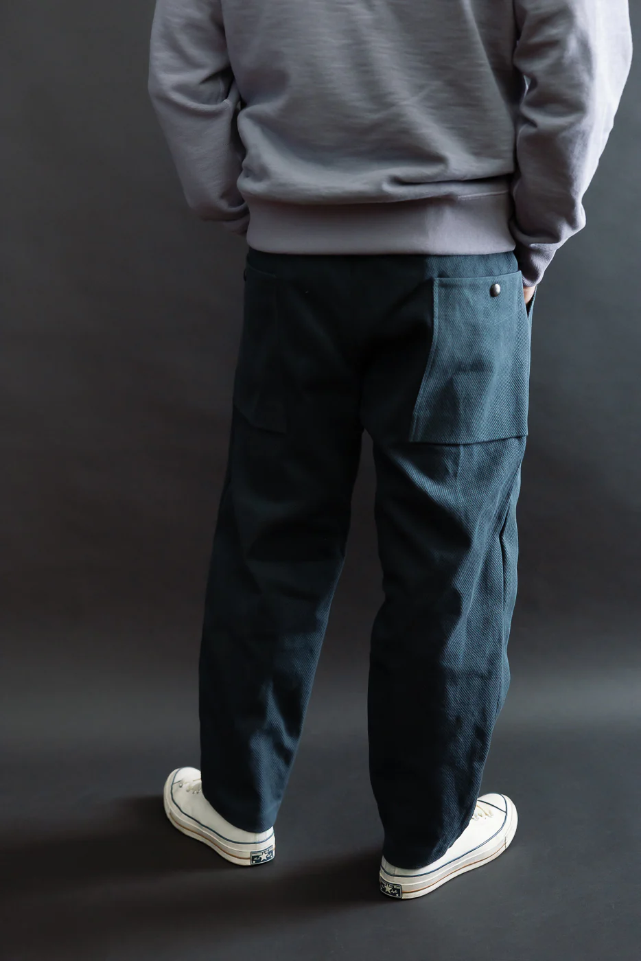 JM4623 - Sashiko Ump Pants - 280 Iron Navy - Image 12