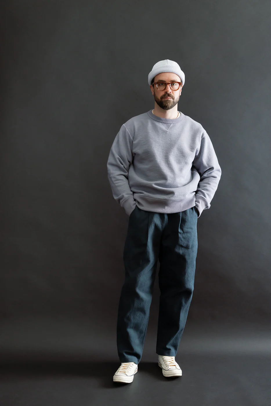 JM4623 - Sashiko Ump Pants - 280 Iron Navy - Image 7