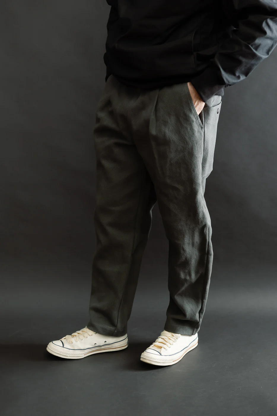 JM4623 - Sashiko Ump Pants - 333 Falcon Gray - Image 11