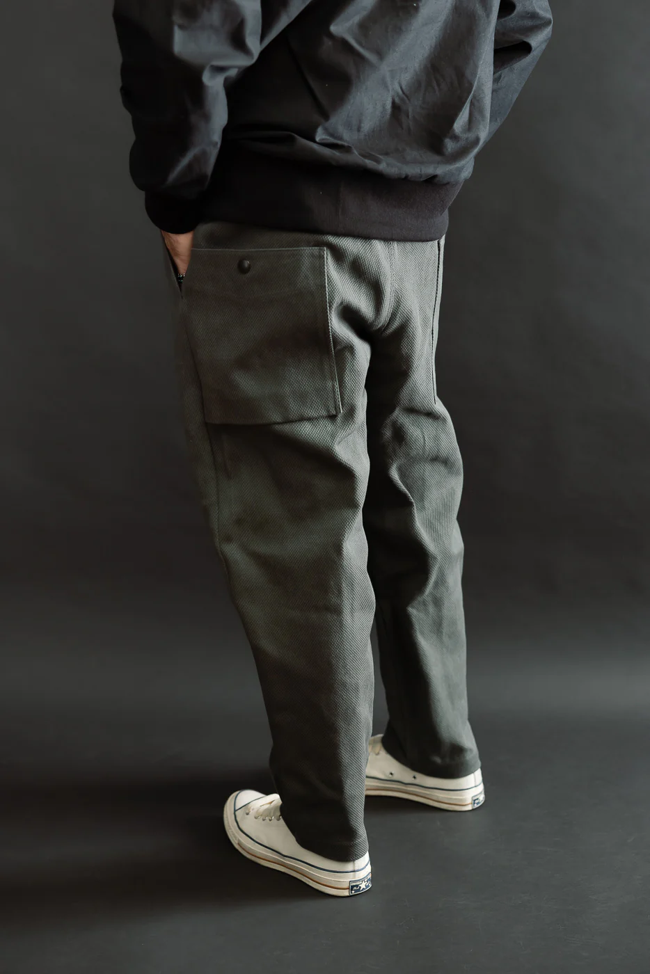 JM4623 - Sashiko Ump Pants - 333 Falcon Gray - Image 12