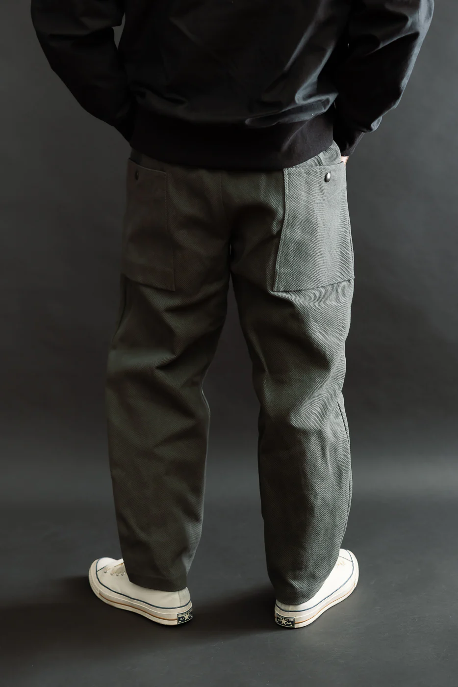 JM4623 - Sashiko Ump Pants - 333 Falcon Gray - Image 13
