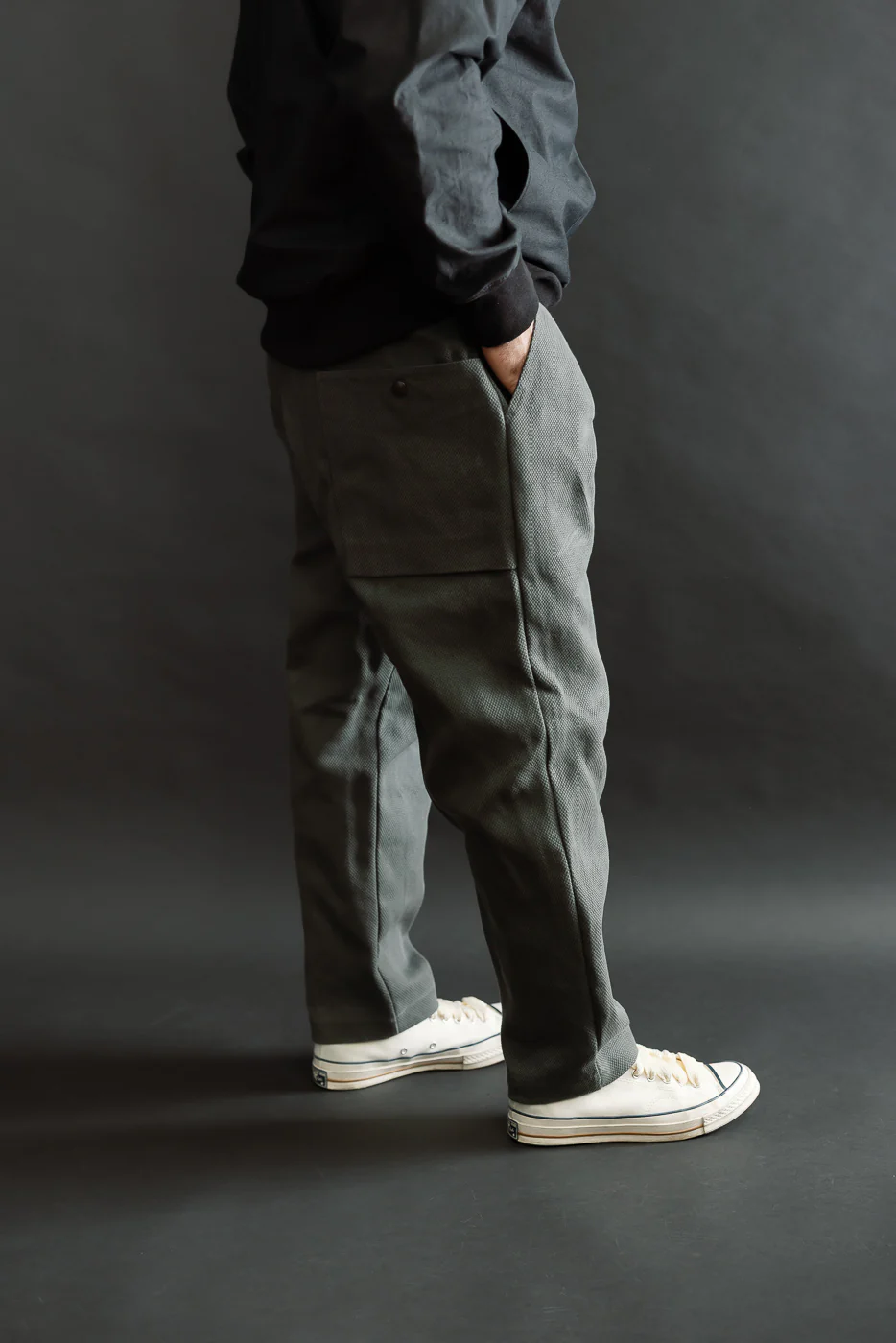 JM4623 - Sashiko Ump Pants - 333 Falcon Gray - Image 14