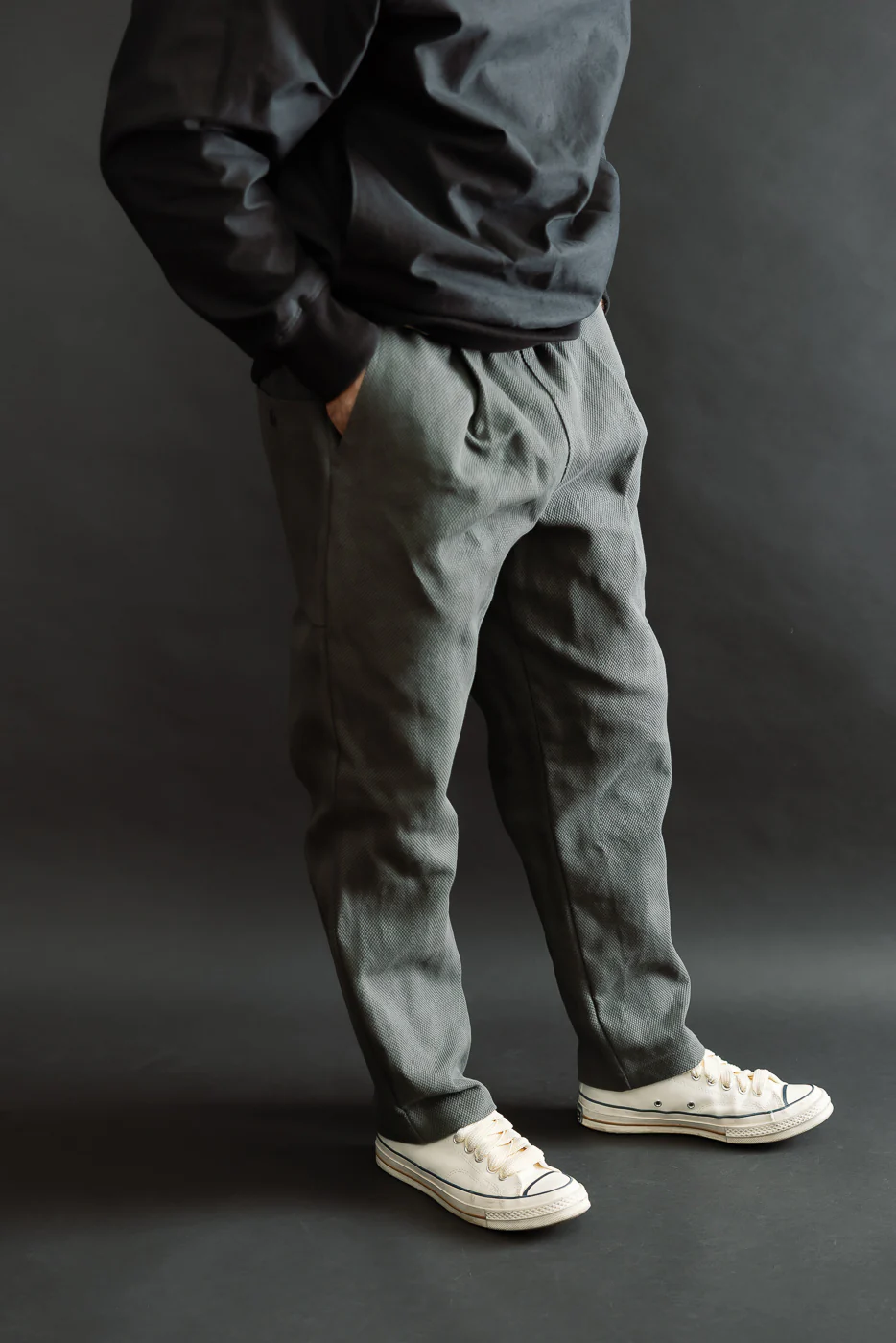 JM4623 - Sashiko Ump Pants - 333 Falcon Gray - Image 15