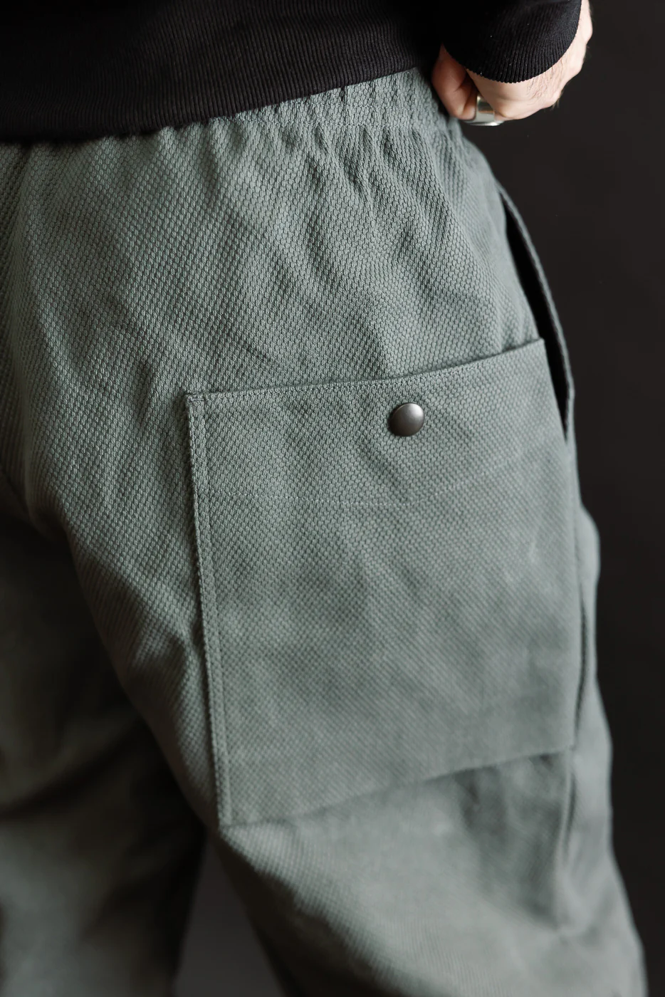 JM4623 - Sashiko Ump Pants - 333 Falcon Gray - Image 19
