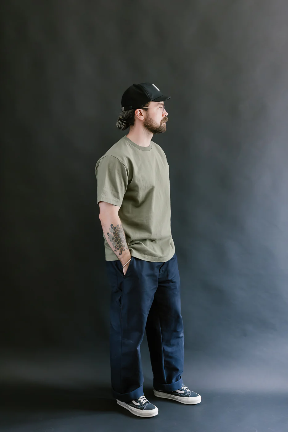 JM5444 - Dotsume T-Shirt - 320 Olive - Image 6