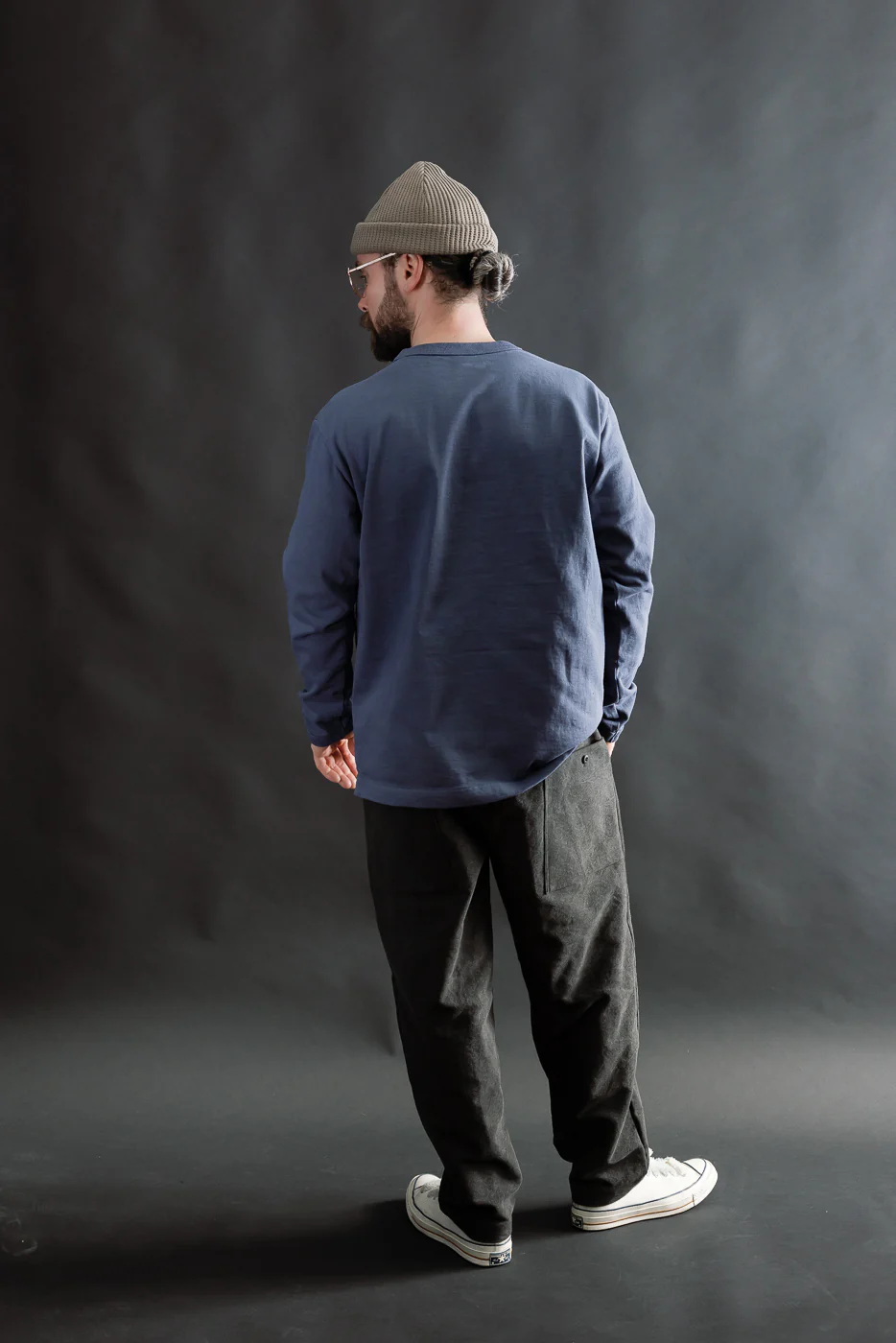 JM5460 - Dotsume LS T-Shirt - 270 Classic Navy - Image 7