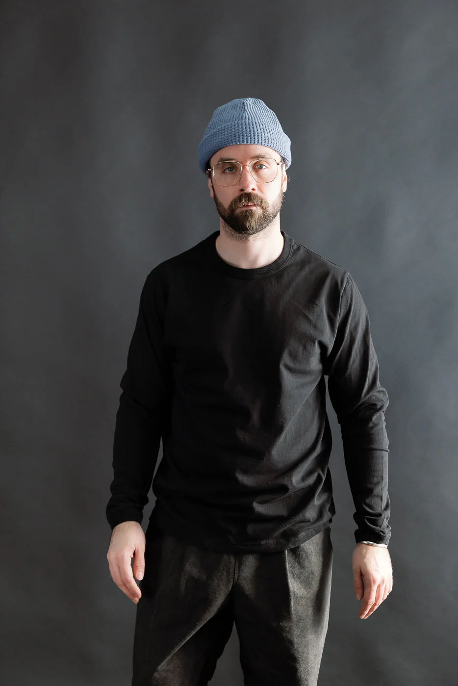 JM5530 - Lead-Off LS T-Shirt - 07 Black - Image 13