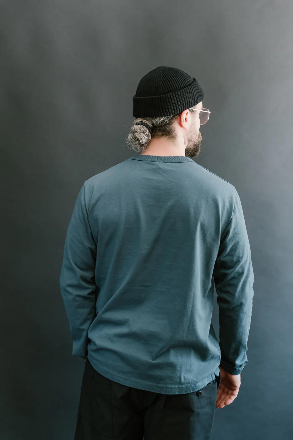 JM5530 - Lead-Off LS T-Shirt - 305 Night Bench - Image 11