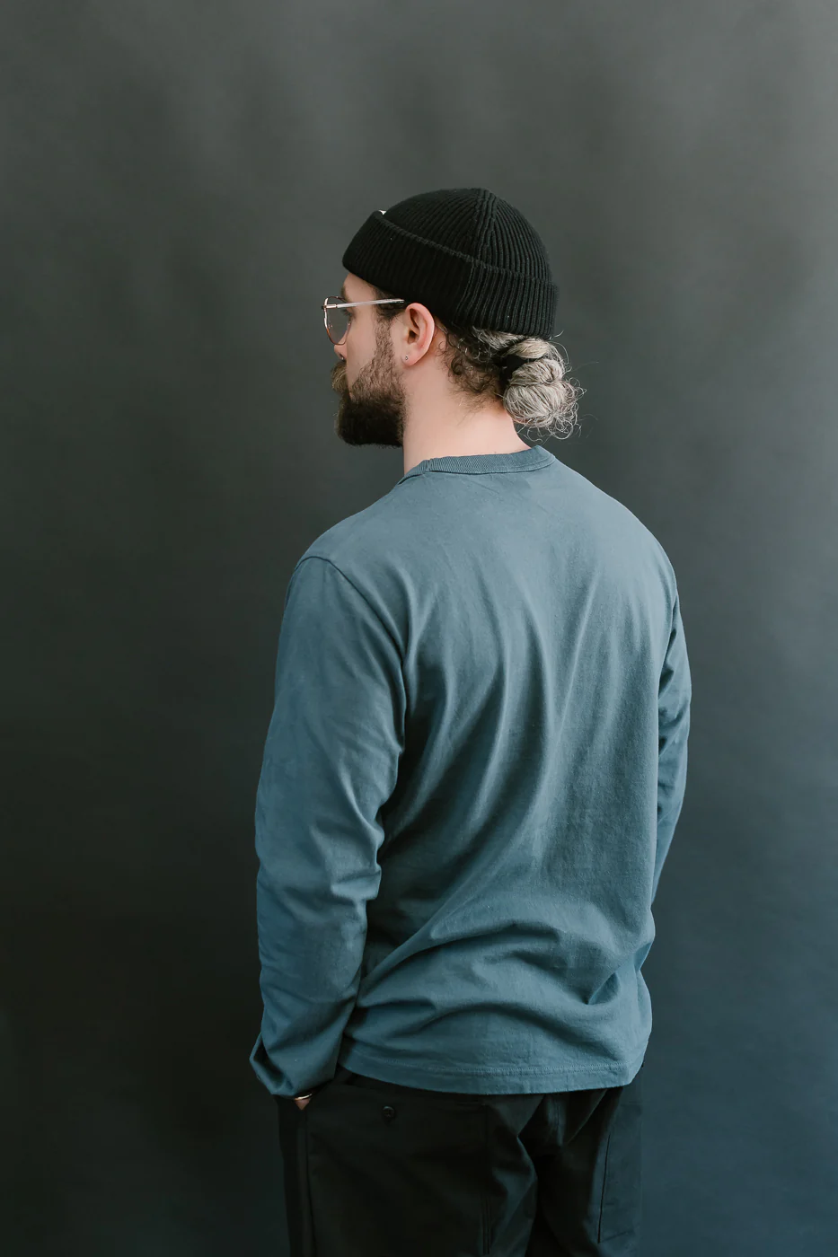 JM5530 - Lead-Off LS T-Shirt - 305 Night Bench - Image 12