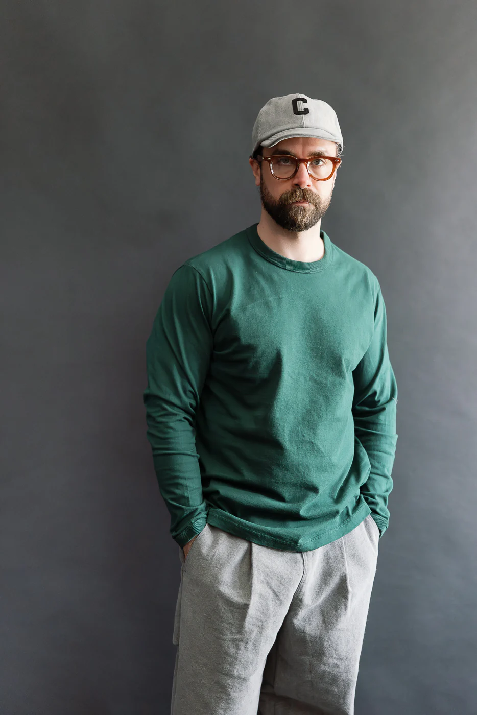 JM5530 - Lead-Off LS T-Shirt - 451 Pine Tree - Image 13