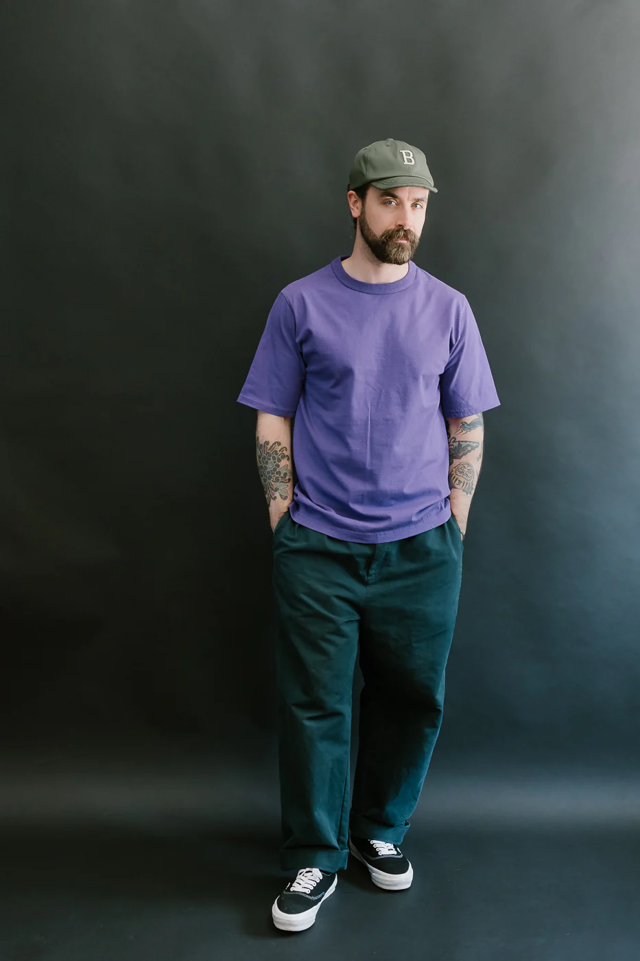 JM5533 - Lead-Off T-Shirt - 55 Purple - Image 5