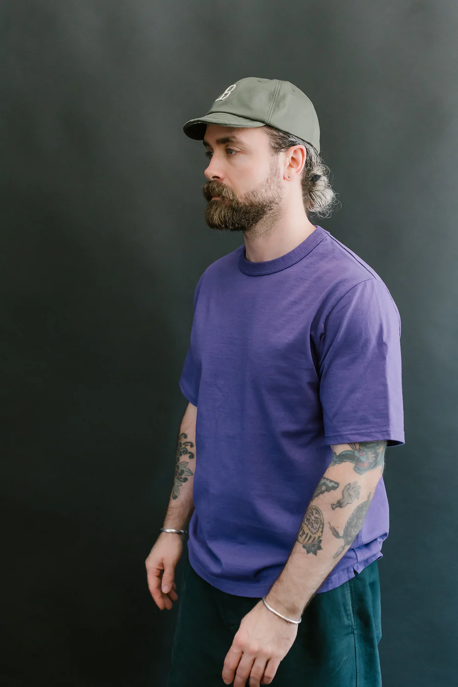 JM5533 - Lead-Off T-Shirt - 55 Purple - Image 9