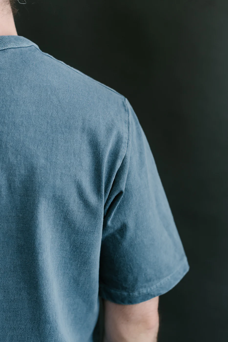 JM5533PD - Pigment-Dye Lead-Off T-Shirt - 372 Fade Blue - Image 16