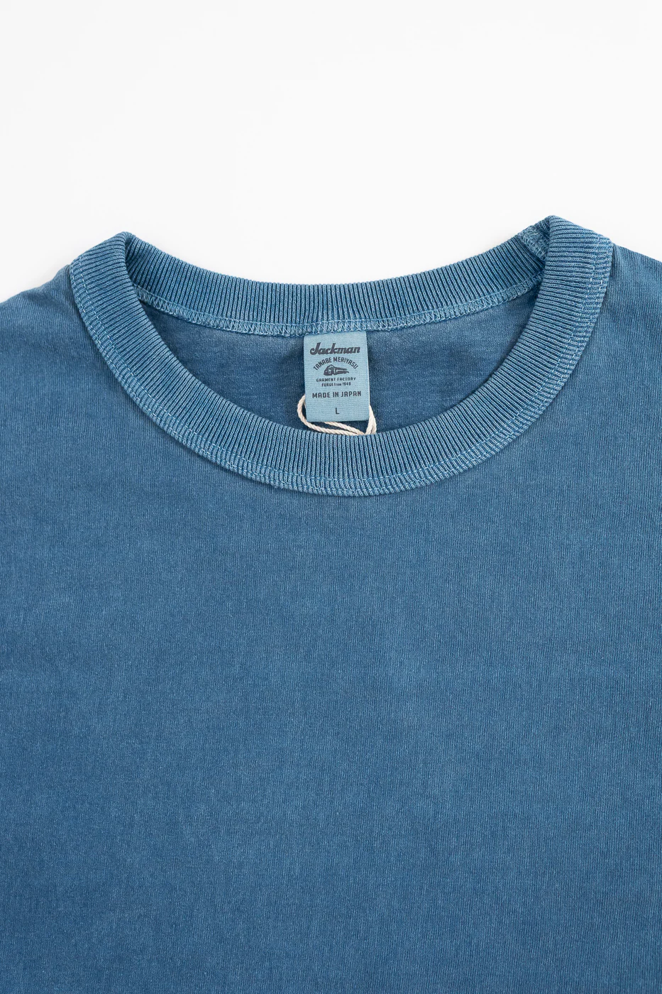 JM5533PD - Pigment-Dye Lead-Off T-Shirt - 372 Fade Blue - Image 2
