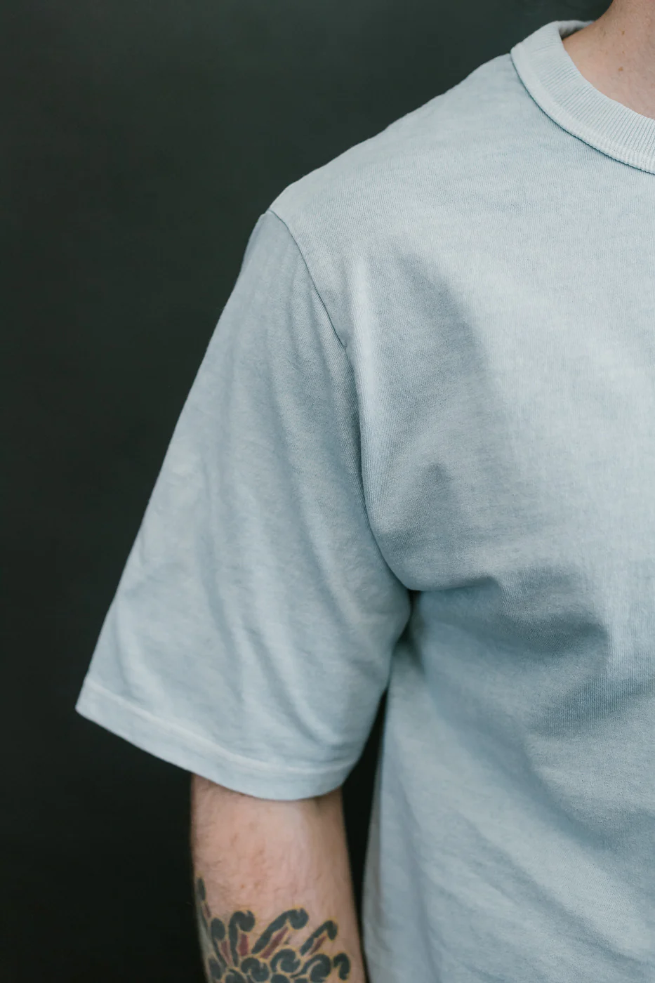 JM5533PD - Pigment-Dye Lead-Off T-Shirt - 373 Fade Saxe - Image 17
