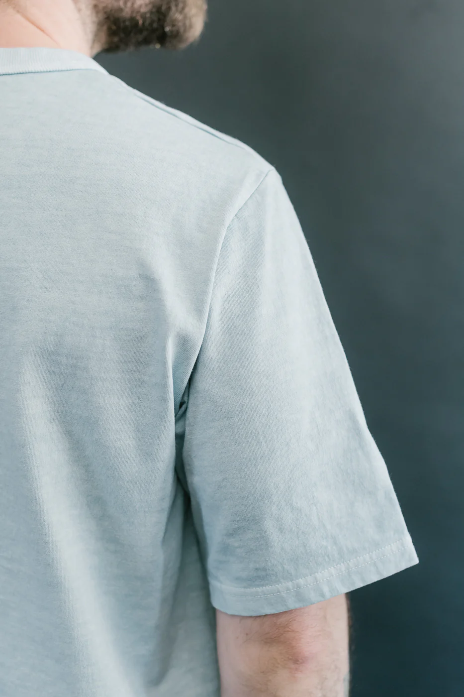 JM5533PD - Pigment-Dye Lead-Off T-Shirt - 373 Fade Saxe - Image 18