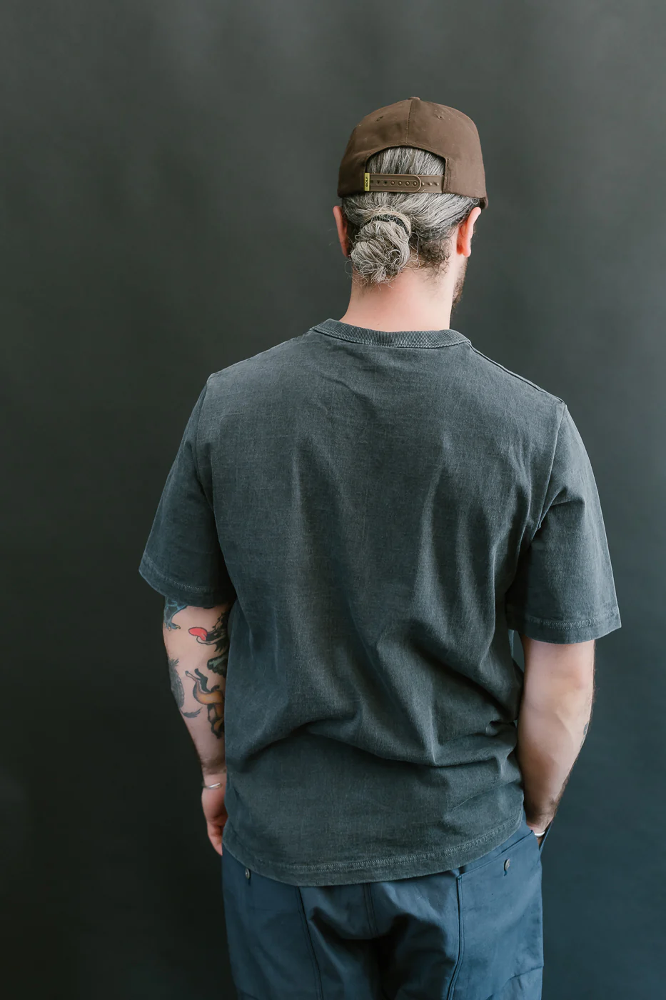 JM5534PD - Pigment-Dye Pocket T-Shirt - 370 Fade Blue Gray - Image 12